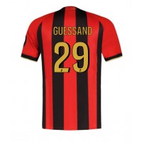 OGC Nice Evann Guessand #29 Hjemmedrakt 2024-25 Kortermet